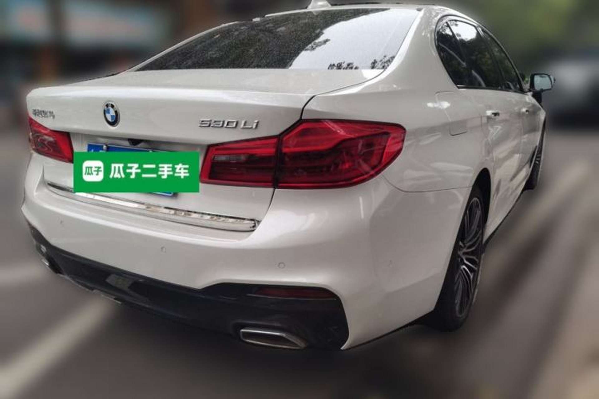 Used BMW 5 Series 2018 Restyled 530Li Leading Edition M Sport Package Rear Right 45 Deg