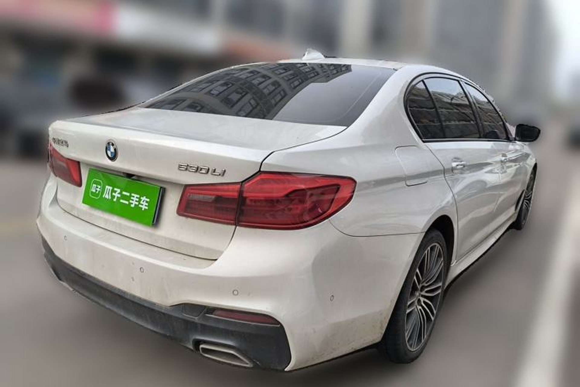 Used BMW 5 Series 2018 Restyled 530Li Leading Edition M Sport Package Rear Right 45 Deg