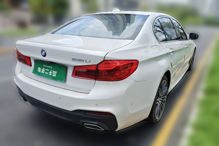 Used BMW 5 Series 2018 530Li Leading Model M Sport Package Rear Right 45 Deg