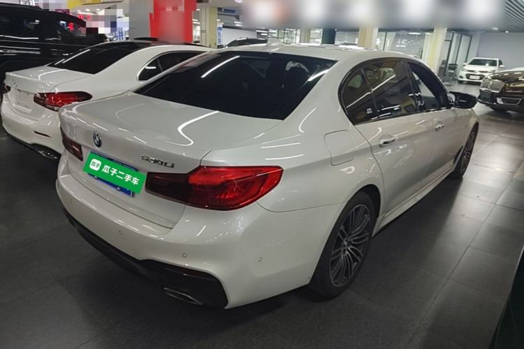 Used BMW 5 Series 2018 530Li Luxury Edition M Sport Package Rear Right 45 Deg