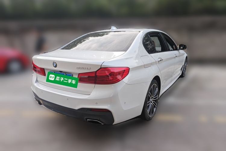 Used BMW 5 Series 2018 530Li Leading Model M Sport Package Rear Right 45 Deg