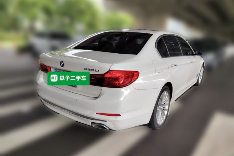 Used BMW 5 Series 2018 Revised Version 530Li Leading Edition Luxury Package Rear Right 45 Deg