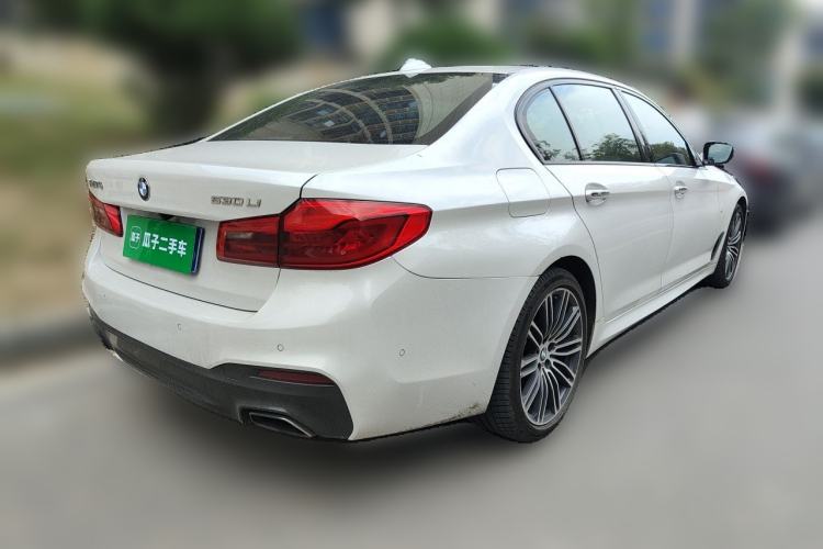 Used BMW 5 Series 2018 530Li Leading Model M Sport Package Rear Right 45 Deg