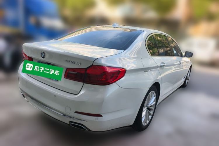 Used BMW 5 Series 2018 530Li xDrive Luxury Package Rear Right 45 Deg