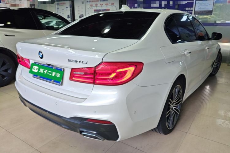 Used BMW 5 Series 2018 530Li Luxury Edition M Sport Package Rear Right 45 Deg