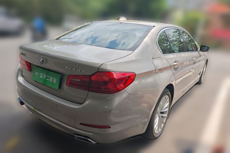 Used BMW 5 Series 2018 Revised Version 530Li Leading Edition Luxury Package Rear Right 45 Deg