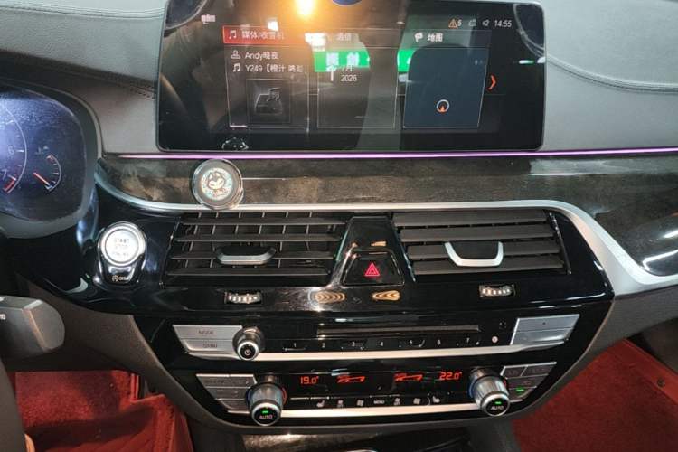 Used BMW 5 Series 2019 530Li Leading Model M Sport Package Audio And AC Panel
