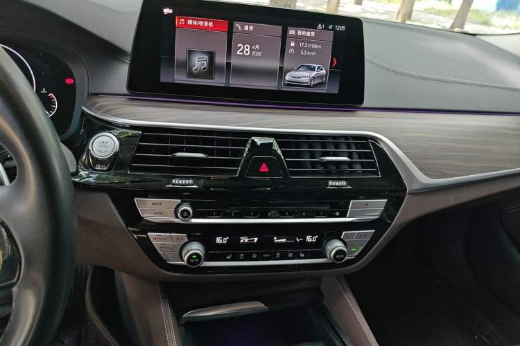 Used BMW 5 Series 2019 530Li Leading Model Luxury Package Audio And AC Panel