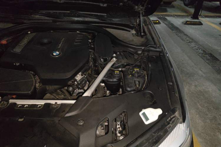Used BMW 5 Series 2019 525Li Luxury Package Engine Bay Left