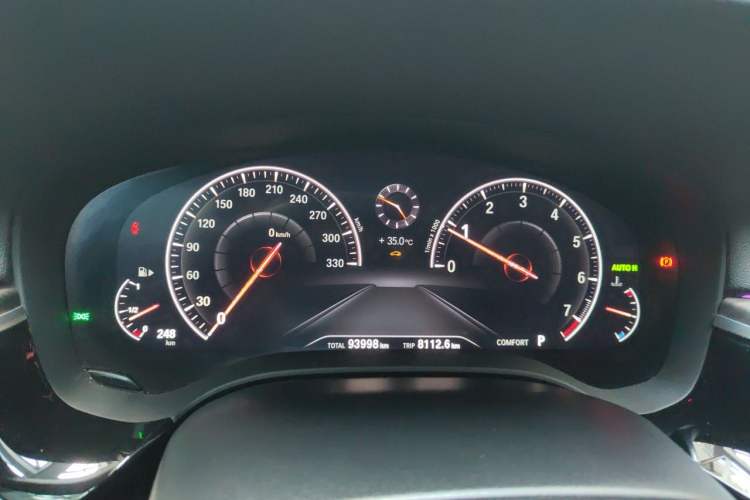 Used BMW 5 Series 2019 Facelifted 530Li Leading Edition Luxury Package Instrument Cluster