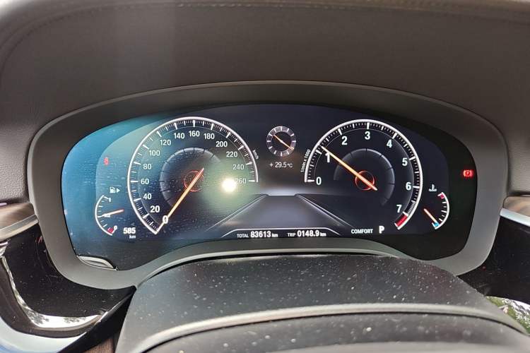 Used BMW 5 Series 2019 Facelifted 530Li Leading Edition Luxury Package Instrument Cluster