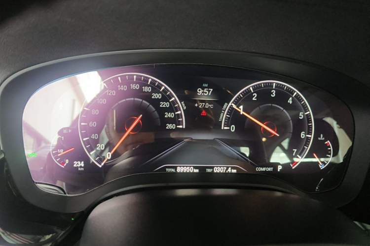 Used BMW 5 Series 2019 Facelifted 530Li Luxury Edition Premium Package Instrument Cluster