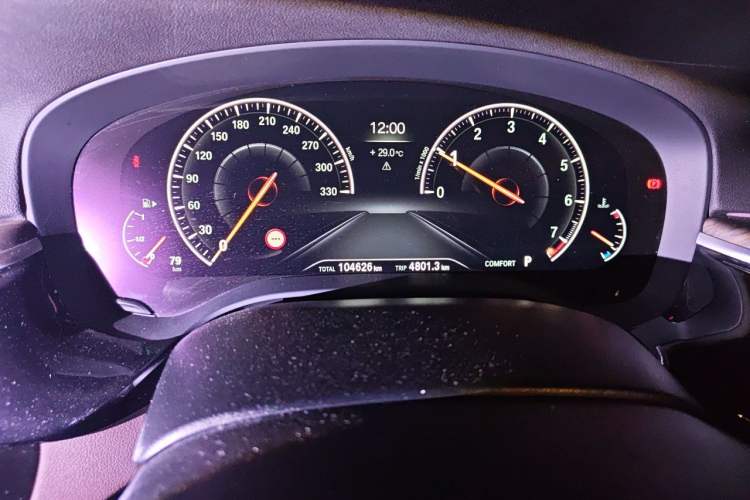 Used BMW 5 Series 2019 530Li Luxury Edition Premium Package Instrument Cluster
