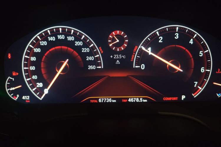 Used BMW 5 Series 2019 Facelifted 530Li Leading Edition Luxury Package Instrument Cluster