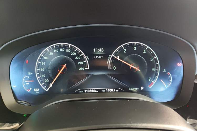 Used BMW 5 Series 2019 530Li Luxury Edition Premium Package Instrument Cluster
