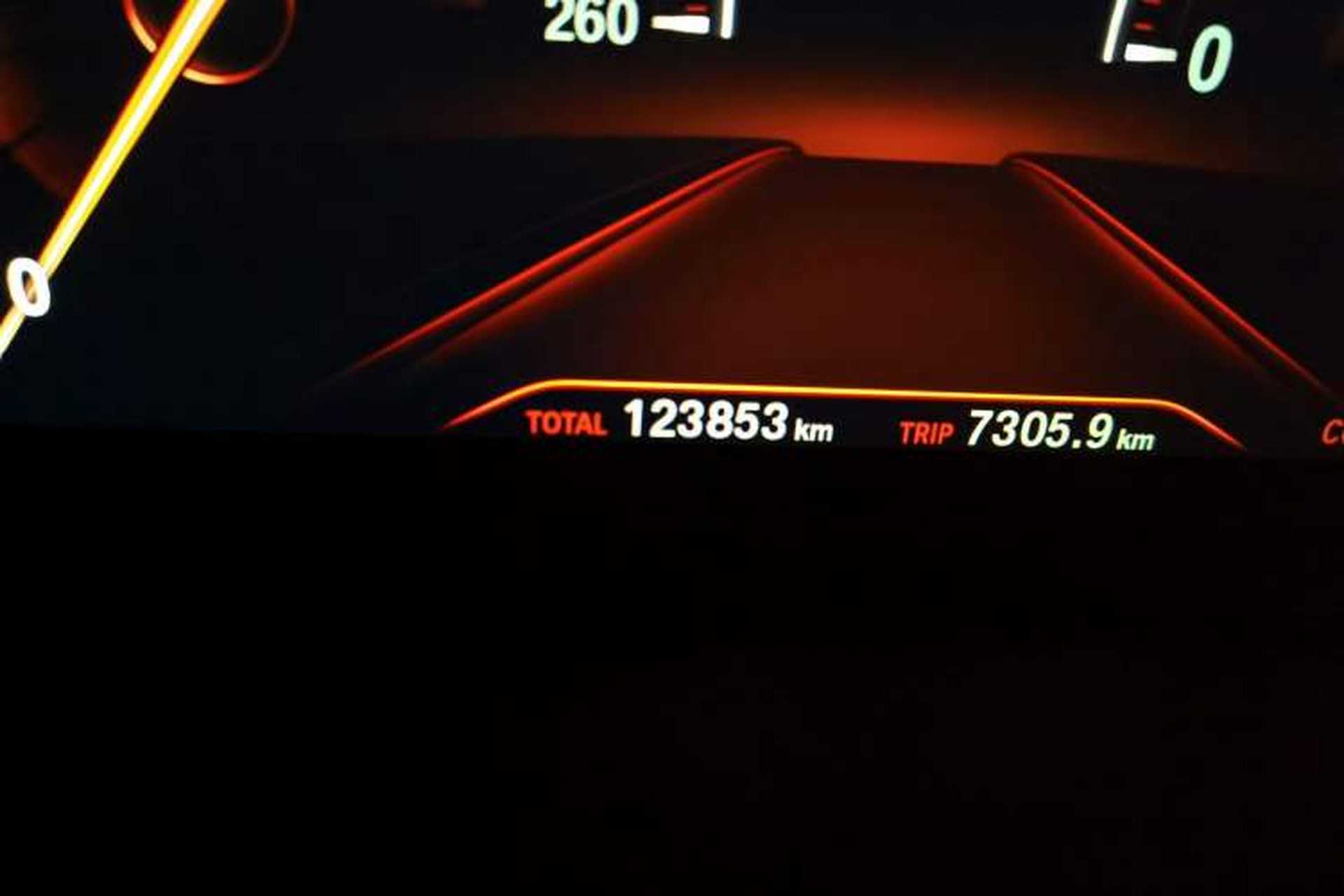 Used BMW 5 Series 2019 Facelifted 530i M Sport Package Odometer Close Up