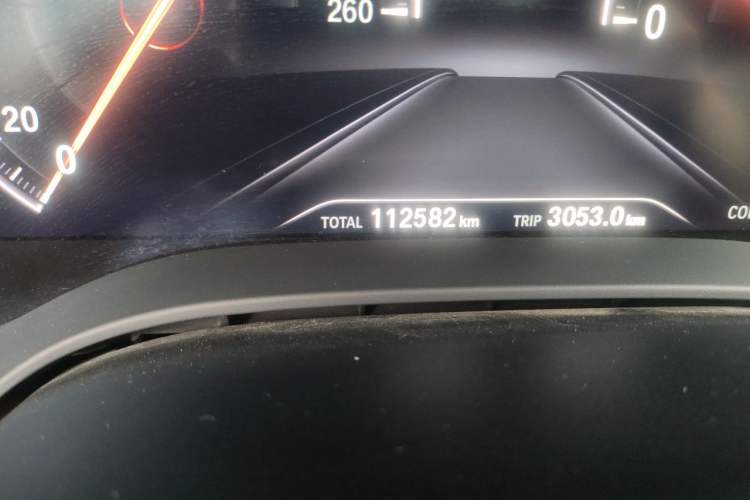 Used BMW 5 Series 2019 530Li Leading Model M Sport Package Odometer Close Up