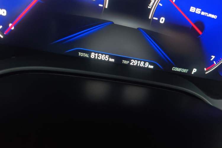 Used BMW 5 Series 2019 Facelifted 530Li Leading Edition M Sport Package Odometer Close Up