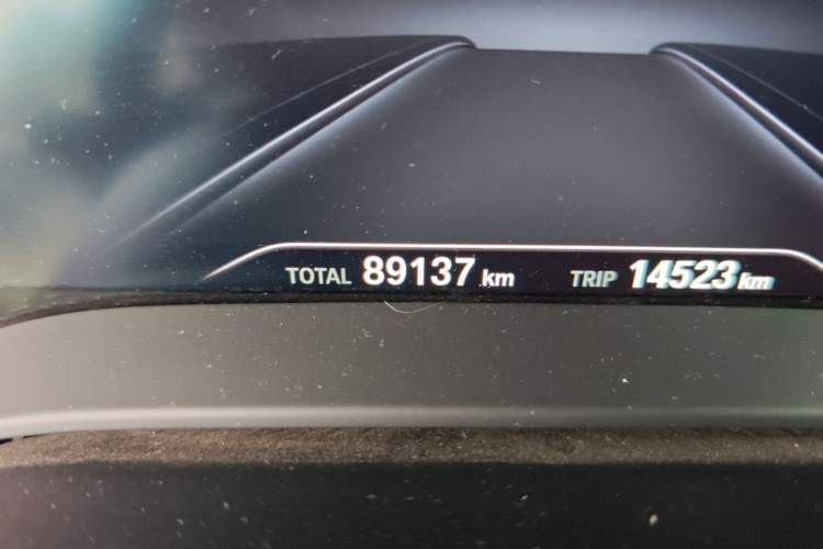 Used BMW 5 Series 2019 Facelifted 530Li Leading Edition Luxury Package Odometer Close Up