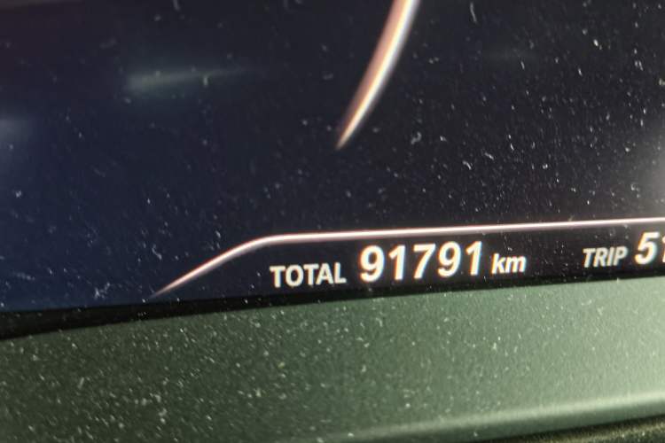 Used BMW 5 Series 2019 Restyled 525Li M Sport Package Odometer Close Up