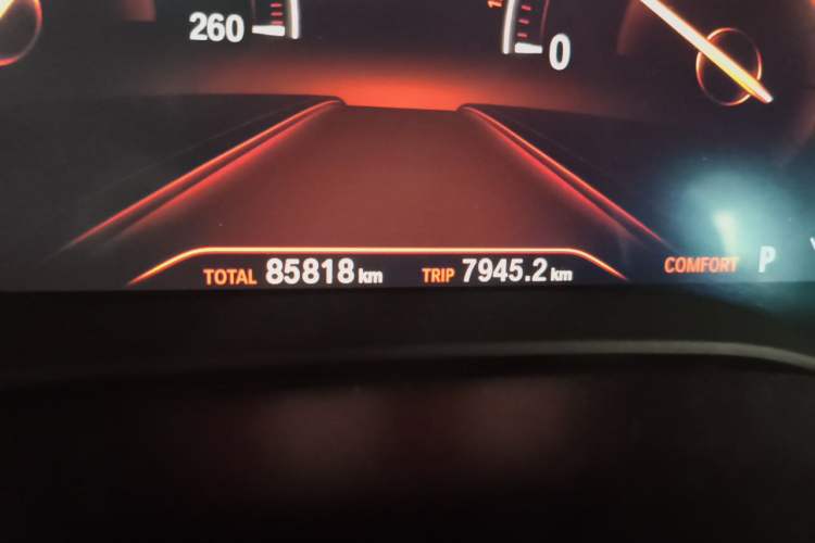 Used BMW 5 Series 2019 Facelifted 530Li Leading Edition Luxury Package Odometer Close Up