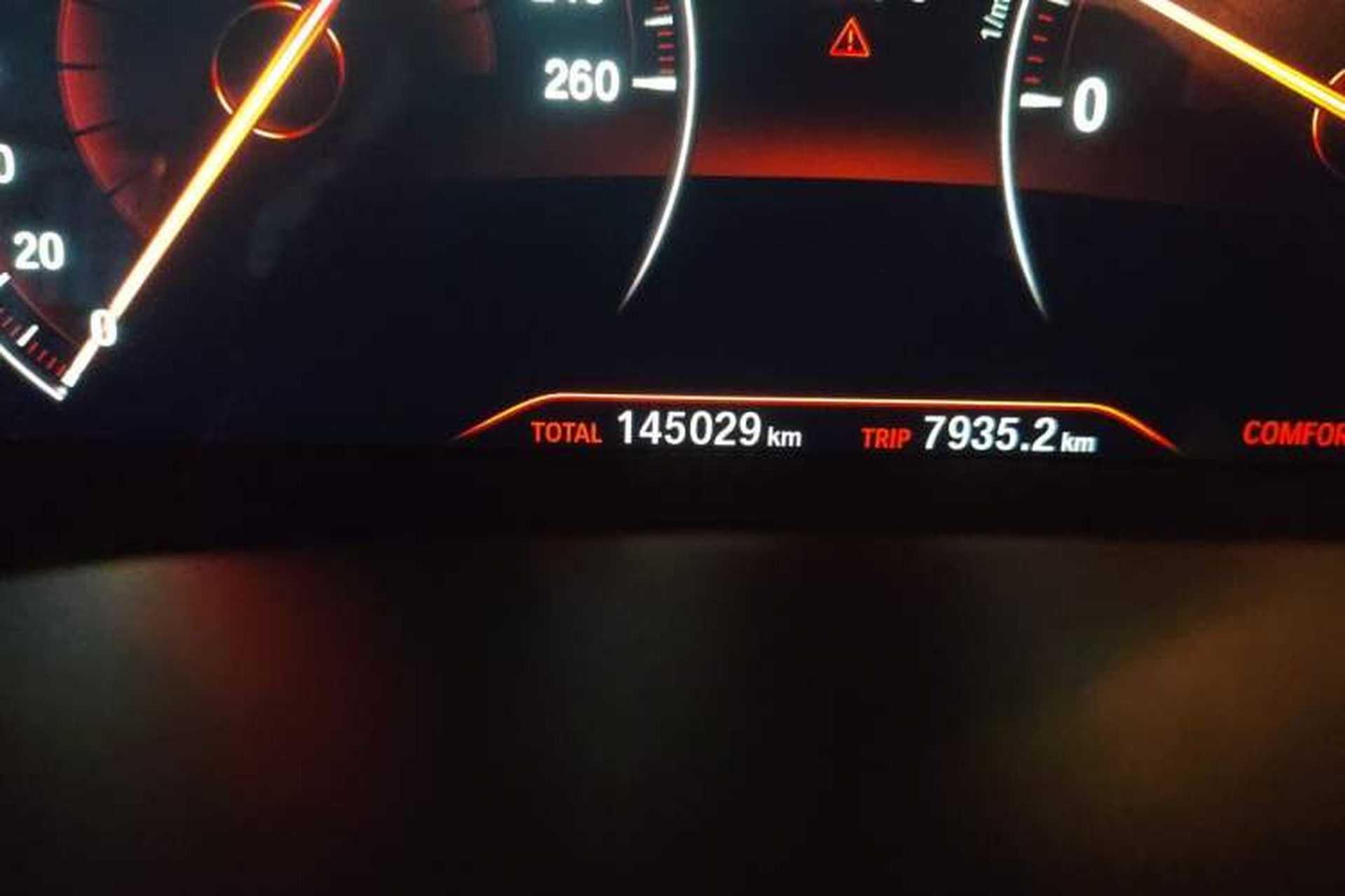 Used BMW 5 Series 2019 525Li M Sport Package Odometer Close Up