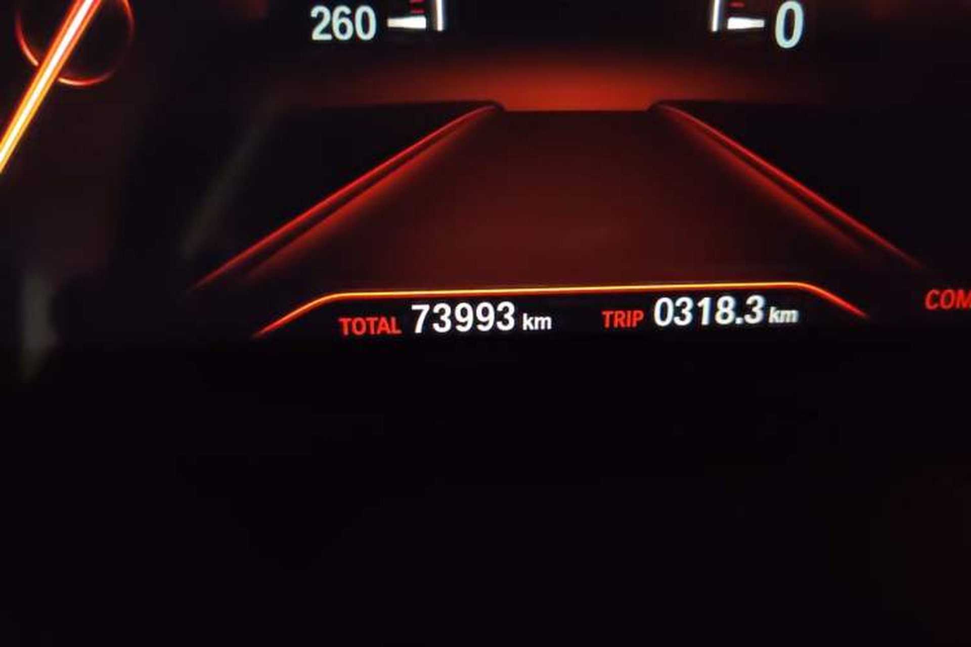 Used BMW 5 Series 2019 530Li Luxury Edition Premium Package Odometer Close Up