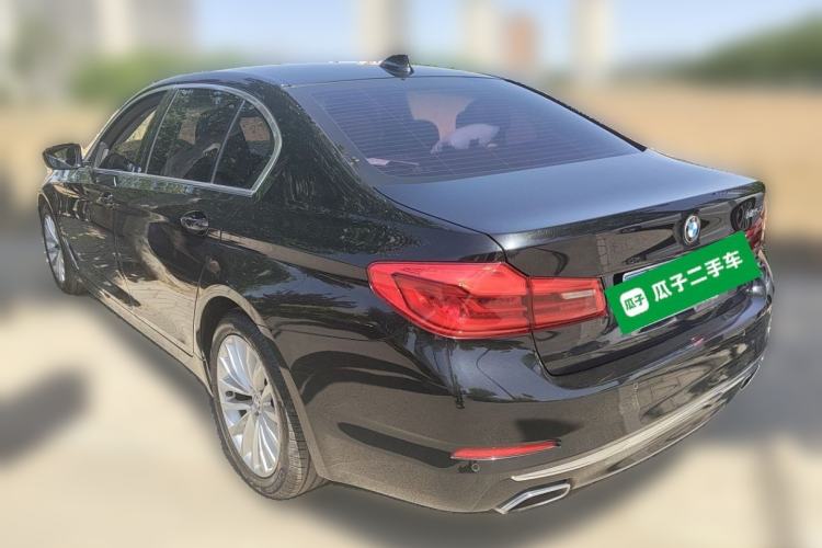 Used BMW 5 Series 2019 Facelifted 525Li Luxury Package Rear Left 45 Deg