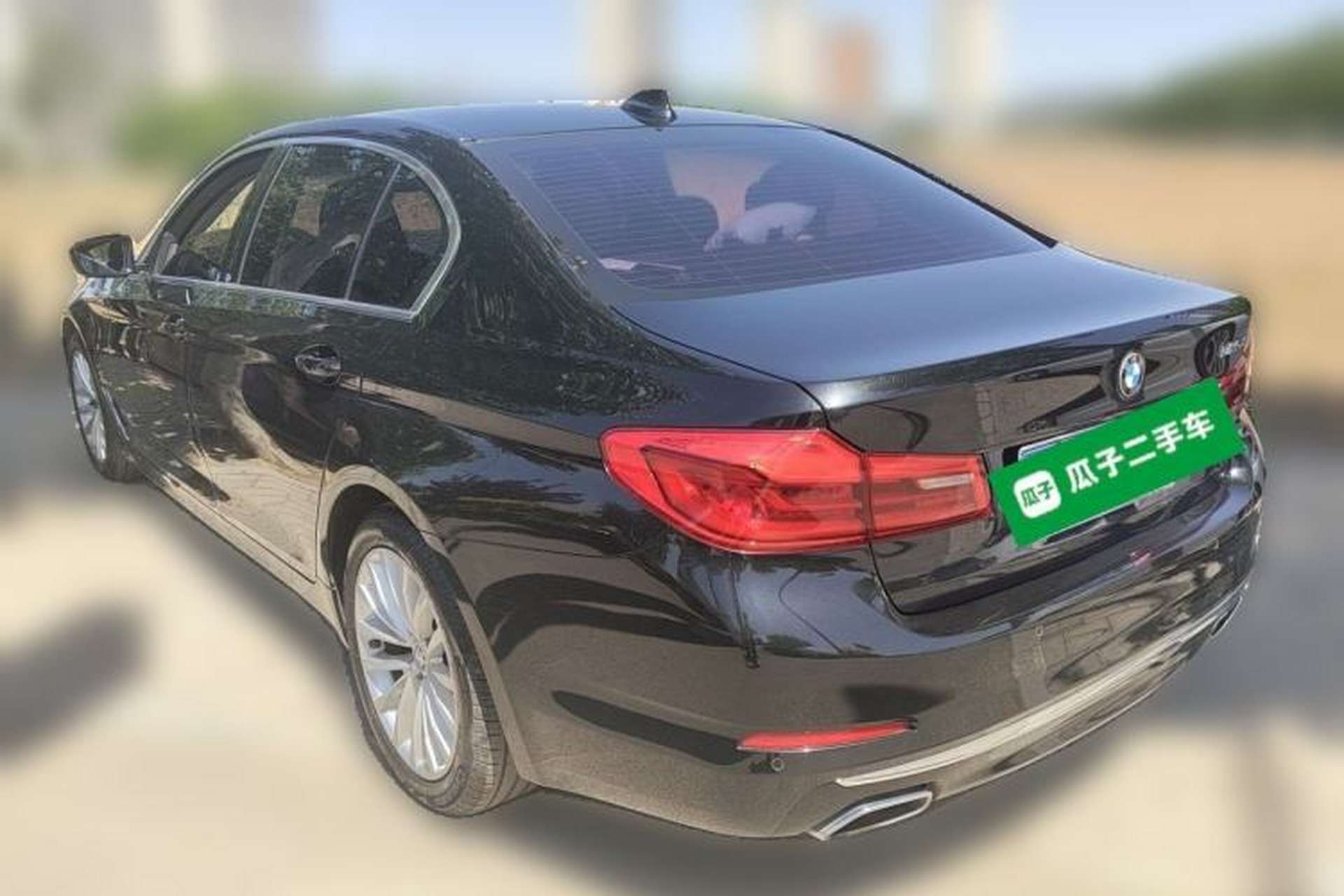 Used BMW 5 Series 2019 Facelifted 525Li Luxury Package Rear Left 45 Deg