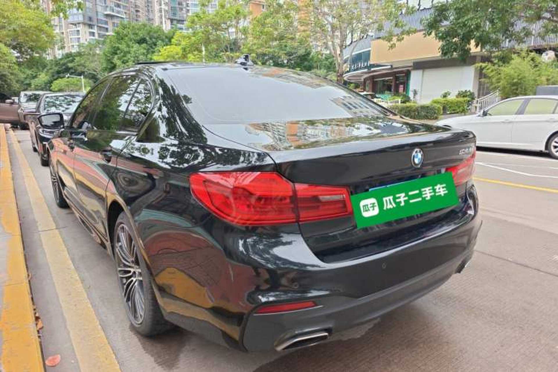 Used BMW 5 Series 2019 530Li Leading Model M Sport Package Rear Left 45 Deg