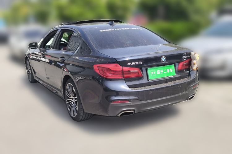 Used BMW 5 Series 2019 530Li Leading Model M Sport Package Rear Left 45 Deg