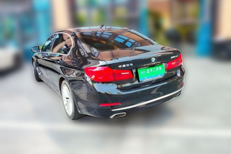 Used BMW 5 Series 2019 Facelifted 525Li Luxury Package Rear Left 45 Deg