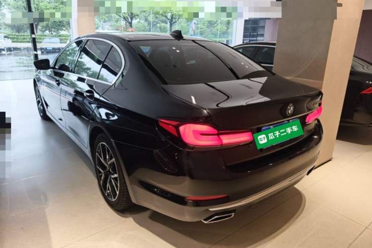 Used BMW 5 Series 2019 530Li Leading Model Luxury Package Rear Left 45 Deg