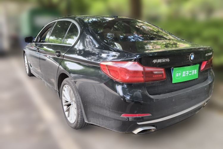 Used BMW 5 Series 2019 530Li Leading Model Luxury Package Rear Left 45 Deg