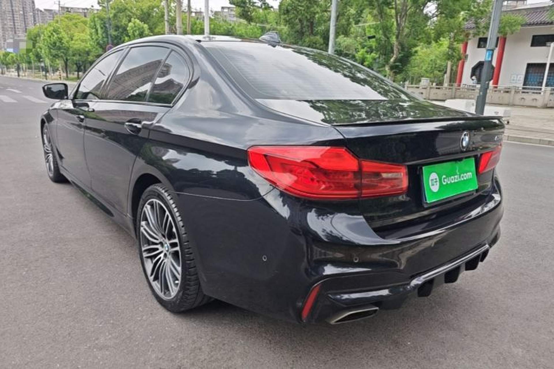 Used BMW 5 Series 2019 530Li Luxury Edition M Sport Package Rear Left 45 Deg