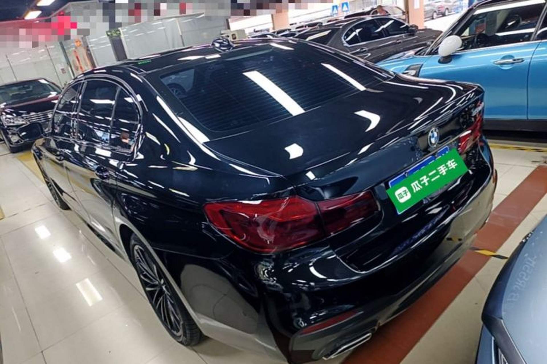 Used BMW 5 Series 2019 Facelifted 530Li Leading Edition M Sport Package Rear Left 45 Deg