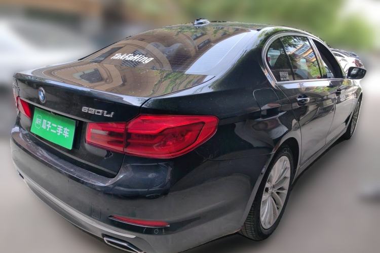 Used BMW 5 Series 2019 530Li Leading Model Luxury Package Rear Right 45 Deg