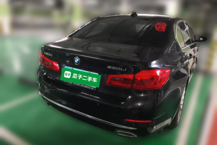 Used BMW 5 Series 2019 Updated 530Li xDrive Luxury Package Rear Right 45 Deg