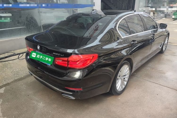 Used BMW 5 Series 2019 Facelifted 530Li Luxury Edition Premium Package Rear Right 45 Deg