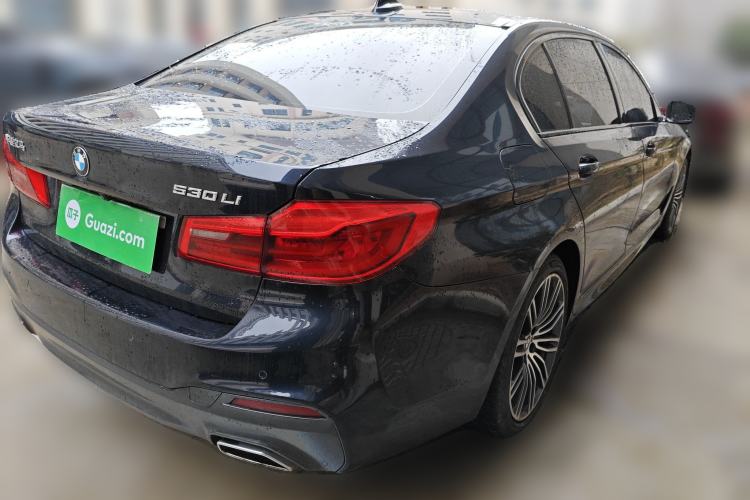 Used BMW 5 Series 2019 530Li Luxury Edition M Sport Package Rear Right 45 Deg