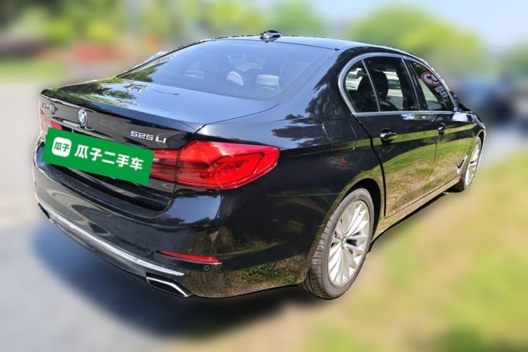 Used BMW 5 Series 2019 525Li Luxury Package Rear Right 45 Deg