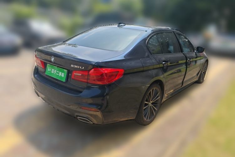 Used BMW 5 Series 2019 Facelifted 530Li Leading Edition M Sport Package Rear Right 45 Deg