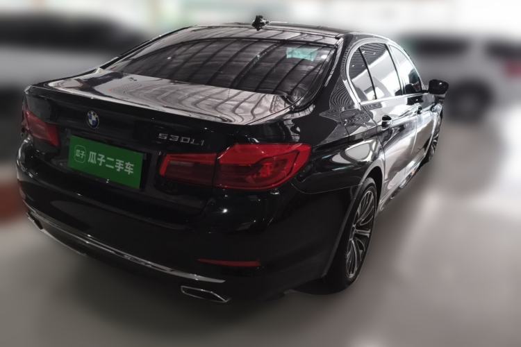 Used BMW 5 Series 2019 530Li Leading Model Luxury Package Rear Right 45 Deg