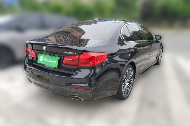 Used BMW 5 Series 2019 530Li Leading Model M Sport Package Rear Right 45 Deg