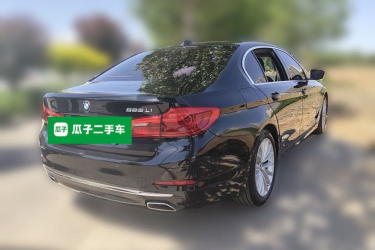 Used BMW 5 Series 2019 Facelifted 525Li Luxury Package Rear Right 45 Deg