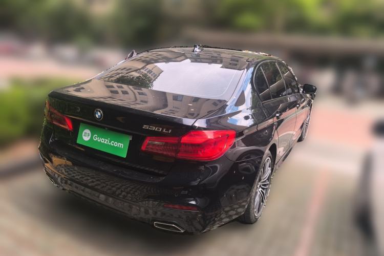 Used BMW 5 Series 2019 530Li Leading Model M Sport Package Rear Right 45 Deg