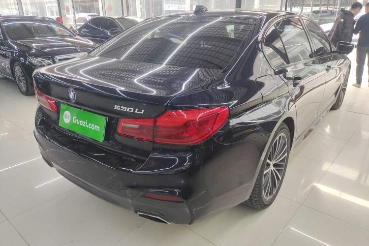 Used BMW 5 Series 2019 Facelifted 530Li Leading Edition M Sport Package Rear Right 45 Deg