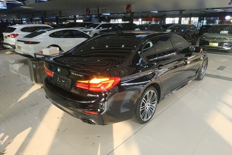 Used BMW 5 Series 2019 530Li Leading Model M Sport Package Rear Right 45 Deg