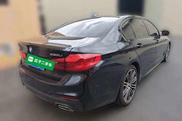Used BMW 5 Series 2019 530Li Leading Model M Sport Package Rear Right 45 Deg