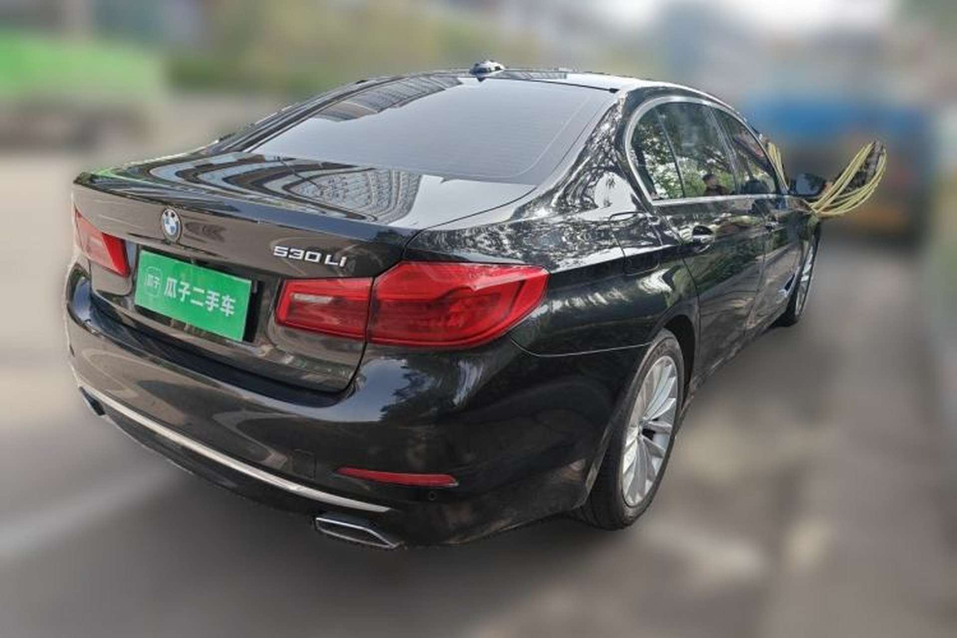 Used BMW 5 Series 2019 530Li Leading Model Luxury Package Rear Right 45 Deg